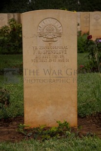 BEIRUT WAR CEMETERY - SPENDLOVE, FRANCIS ROBERT